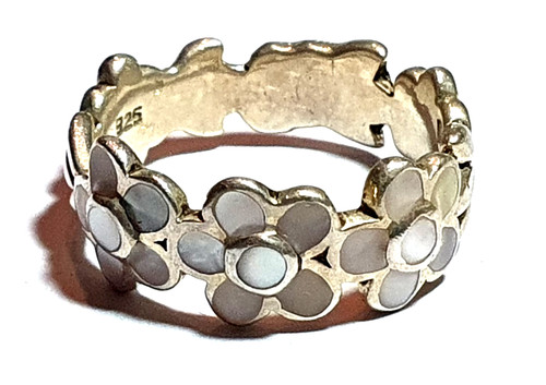Ring silber 925 sterling mit - ring,