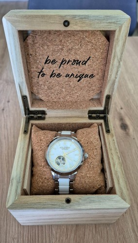 Holzkern damen uhr perlmutt - holzkern,