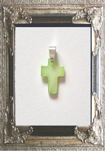 Kettenanhänger kreuz perlmutt - kettenanhÄnger,