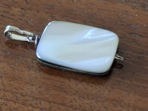 Perlmutt anhänger silber 925 - anhänger,
