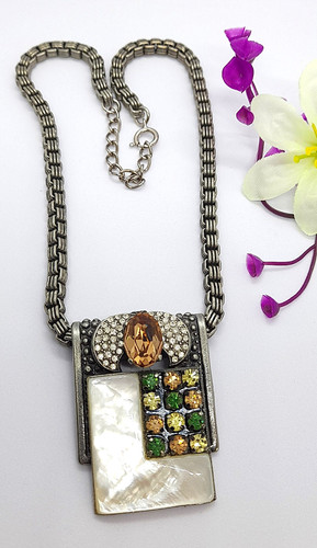 Vintage statement damenkette - vintage,
