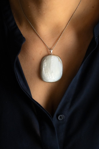 925 silber perlmutt - silber,