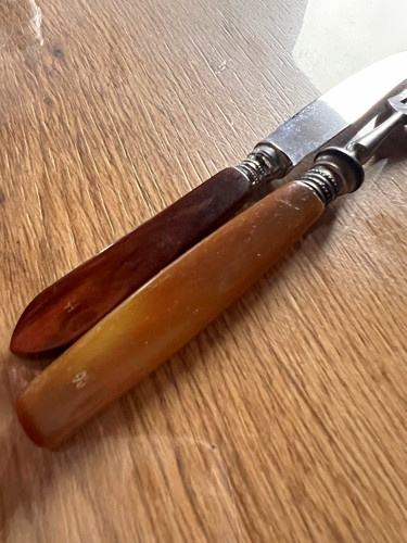 Vintage gabel messer - vintage, besteck