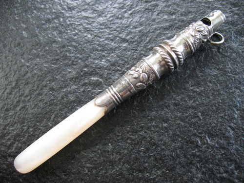 Pfeife silber biedermeier - silber,