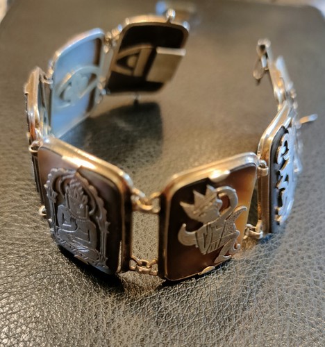 Armband 835 silber perlmutt - armband,