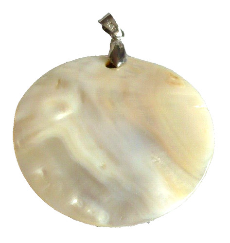 Muschel mit perle anhänger - muschel,