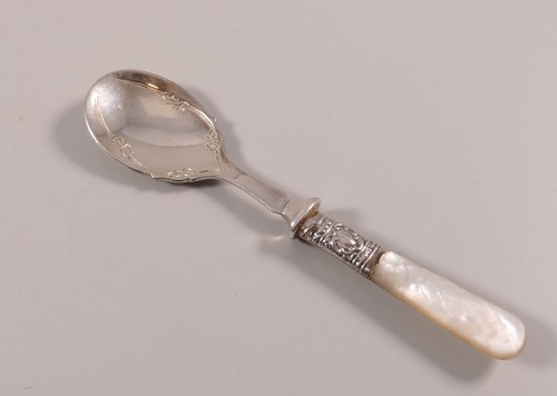 Löffel silber perlmuttgriff - löffel,